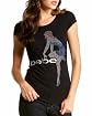 Rhinestone Sexy Pin Up Girl Tee Product Image