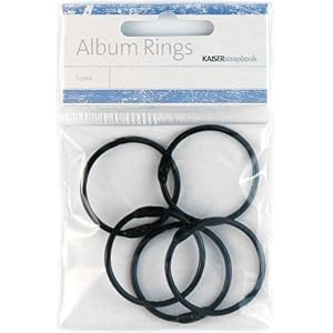 Kaisercraft Black Album Rings
