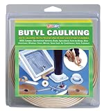 Incom RE20758 .75-Inch by 20-Foot Butyl Caulking Tape, Gray