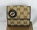 Gucci Wallets (Beige Brown) Mini Flap French Wallet 190383