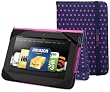 BUILT Slim Folio Standing Case for Kindle Fire HD 8.9-Inch, Mini Dot, Navy