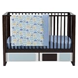 DwellStudio for Target Soho Crib - Walnut/ Blue