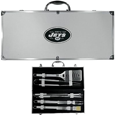 New York Jets Nfl 8pc Bbq Tools Set