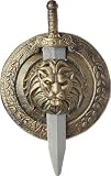 51yU3kLx2EL. SL160  California Costumes Gladiator Combat Shield & Sword,Gold/Silver,One Size