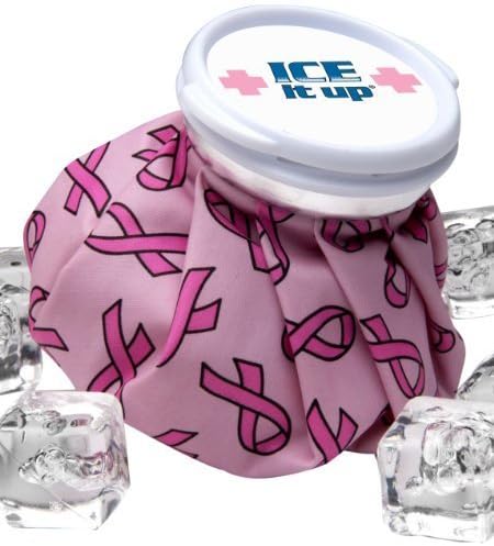 Ice Aid Vintage Style Ice Bag, Pink Ribbon by Ice Aid