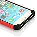 iPhone 6 Case, oneCase™ iPhone 6 4.7 Case Dual Layer Rugged Heavy Duty Impact Matte Armor Defender Hard Hybrid Shock Absorbing Case Cover for Apple iPhone 6 4.7 Inch With Screen Protector & Stylus (2in1-Red/Black)
