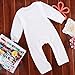 Cute Toddler Baby Girls Boys Fox Romper Bodysuit Outfits One-Pieces (6-12 Months) White