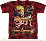 The Mountain T-rex Rex Collage Men s Red T-shirt