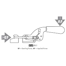 DE-STA-CO 341-R Pull Action Clamp with Threaded U-Bolt