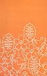 notNeutral Season Rug, White/Persimmon Orange, 5-Feet by 8-Feet