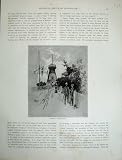 1886 AUSTRALIA BRISBANE OBSERVATORY MEN ANTIQUE PRINT