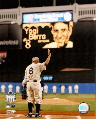 Yankee Stadium Last Game 8x10 - Yogi Berra Waving