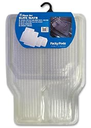 Elite 4 Piece Vinyl Floor Mats - CLEAR