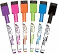 Board Dudes SRX Magnetic Dry Erase Markers, 6-Pack, Assorted Colors (DDM77)