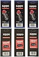 Zippo 6 Value Pack of Wicks and Flints, Sealed Blister Packs #2425_3_2406N_3