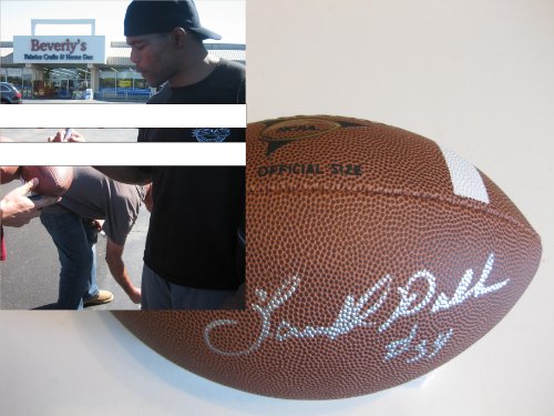 HERSCHEL WALKER GEORGIA BULLDOGS,DALLAS COWBOYS,VIKINGS,1982,HEISMAN,SIGNED NFL FOOTBALL WITH PROOF + COA