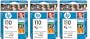 HP 110 Tri-Color Inkjet Print Cartridge (CB304AN#140) 3 PACK FREE DELIVERY