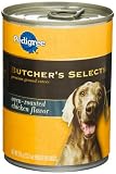 Pedigree Butcher's Selects Premium Ground Entree Oven-Roasted Chicken Flavor Food for Dogs, 13.2-Ounce Cans (Pack of 24)