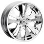 20 Inch 20x8.5 Dip wheels D11 Chrome wheels rims