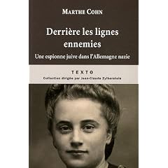 Derri�re les lignes ennemies : Une espionne juive dans l'Allemagne nazie
