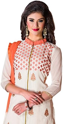 Surat Tex Black Color Chanderi Semi-Stitched Salwar Suit