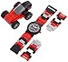 LEGO Kids' 4271021 Racers Plastic Watch with Link Bracelet and Racecar