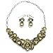 Earring and Necklace Sets Sterling Silver Peridot Gemstone Jewelry