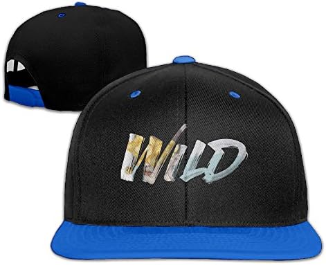 EAUTOP Troye Sivan Wild Logo Snapback Hip Hop Baseball Cap RoyalBlue