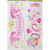 Main Street Wall Creations Jumbo Stickers - Princess