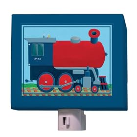 Oopsy Daisy Fine Art for Kids NL190401MG Train Engine Night Light