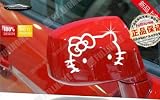 3D hello kitty silver sticker for car computer laptop and everything(pair)