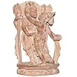 Stone Statue Lord Shiva and Parwati Figurine 1.75 x 1 x 3 inches (sos414)