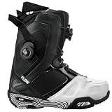 Flow Rift Boa Focus Mens Snowboard Boots 2011 – Size 11.0 – Black-White thumbnail