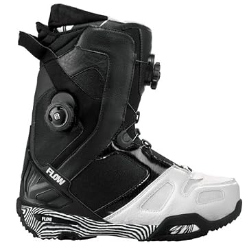 Flow Rift Boa Focus Mens Snowboard Boots 2011 - Size 10.0 - Black-White
