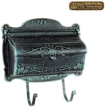 Floral Horizontal Mailbox SHF-1001-BRZ Floral Horizontal Mailbox-Bronze