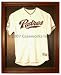 Ultimate Collectors Mahogany Frame Cabinet Style Jersey Display Case with Engraved Team Logo