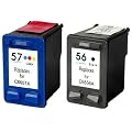 2 Druckerpatronen kompatibel f�r HP 56 + 57 HP DeskJet