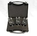 XQMax 3 x Fishing Bite Alarm Pack with Hard Case