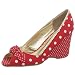 Sam Edelman Women's Indigo Polka Dot Peep Toe Wedge