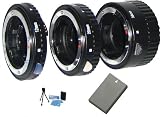 HD3 Macro Automatic Extension Tube Set (12mm, 20mm & 36mm) with Extended Life Replacement Battery for EN-EL9 + Accessory Kit for Nikon AF D40, D40x, D60, D5000, D3000 Digital SLR Cameras Includes Complimentary Starter Cleaning Kit