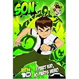 Ben 10 Son Birthday Card and Badge