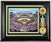 Mcafee Coliseum Authenticated Infield Dirt Photomint With Gold Coin