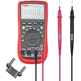 Etekcity MSR-U1000 Autoranging Digital Multimeter / DMM with Non-contact Voltage Detector, Red
