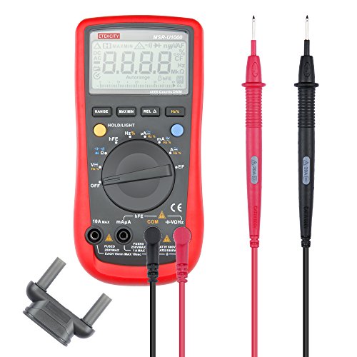 Etekcity msr-u1000 auto-ranging digital multimeter, volt amp ohm …