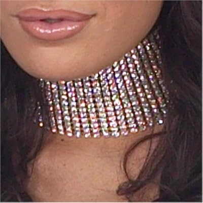 Headliner - Rhinestone Choker Sexy body jewelry: Headliner - Rhinestone Choker
