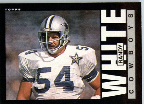 1985 Topps # 52 Randy White Dallas Cowboys Football Card - Shipped In Protective Screwdown Display Case!