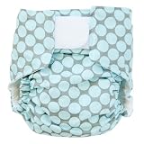 Blue Full Moon Dot Designer Cloth Diaper