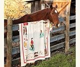 Vintage Fishing Art Tablecloth