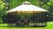 Canine Castle: Luxury DOG KENNEL- Ornamental Dog House w/ Water-misting Canopy top --- 