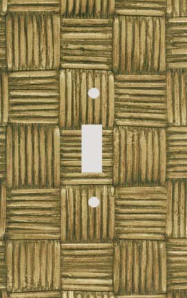 Basket Weave Style Decorative Switchplate Cover